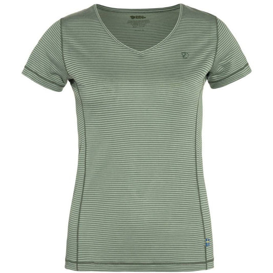 Fjällräven W Abisko Cool T-Shirt Patina Green