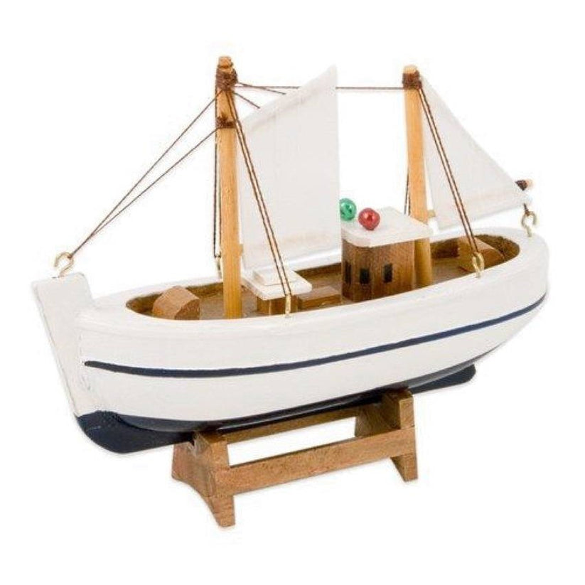 Tomastet Fiskekutter Hvid