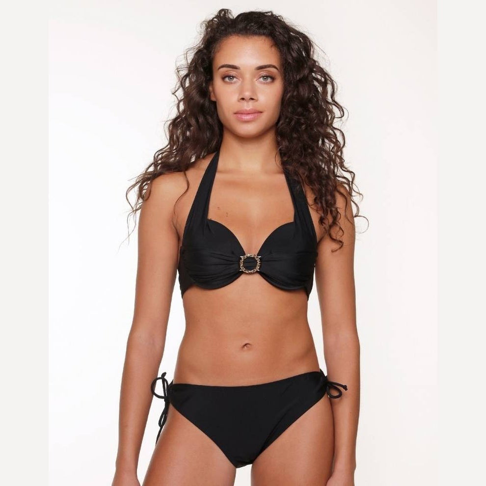 LingaDore W Halterneck Bikinisæt Black