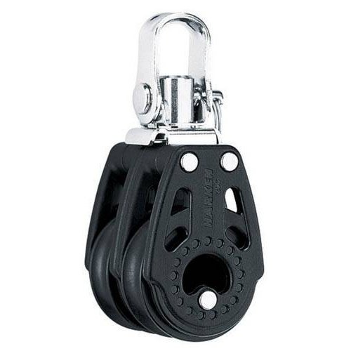 Harken Carbo Blok 29 mm dobbelt, svirvel - til 8 mm line