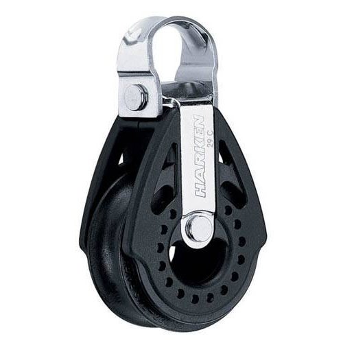 Harken Carbo Blok 29 mm enkelt, 90 grader, bøjle - til 8 mm line