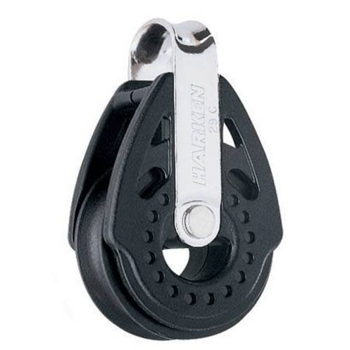 Harken Carbo Blok 29 mm enkelt, bøjle - til 8 mm line