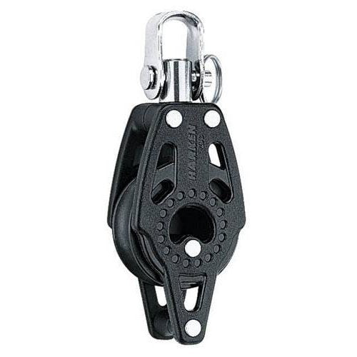 Harken Carbo Blok 29 mm enkelt, svirvel, hunsvot - til 8 mm line