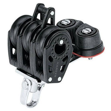 Harken Carbo Blok 29 mm tripel, hunsvot, Carbo-Cam - til 6 mm line