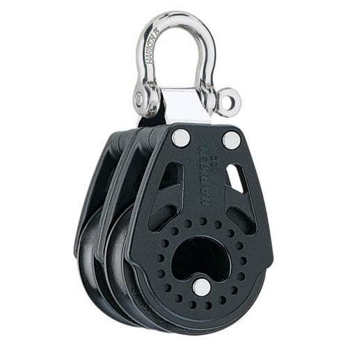 Harken Carbo Blok 40 mm dobbelt, bøjle - til 10 mm line