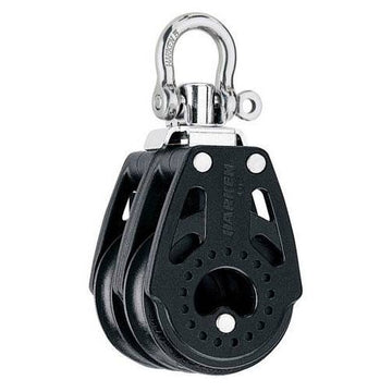 Harken Carbo Blok 40 mm dobbelt, svirvel - til 10 mm line