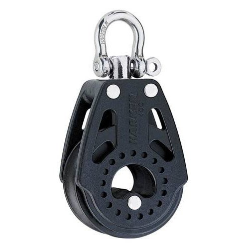 Harken Carbo Blok 40 mm enkelt, svirvel - til 10 mm line