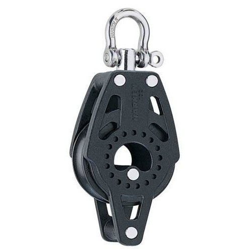 Harken Carbo Blok 40 mm enkelt, svirvel, hunsvot - til 10 mm line