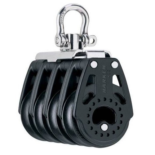 Harken Carbo Blok 40 mm enkelt, violin - til 10 mm line