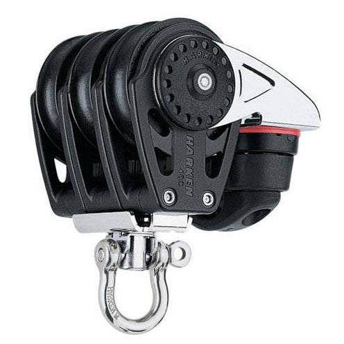 Harken Carbo Blok 40 mm tripel, svirvel, Cam-Cle - til 6 mm line