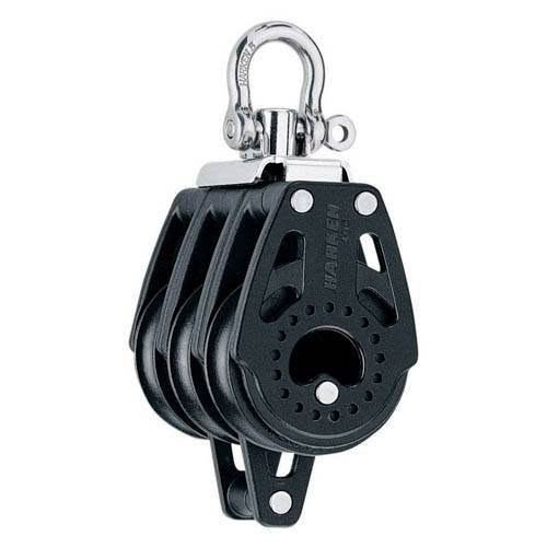 Harken Carbo Blok 40 mm tripel, svirvel, hunsvot - til 10 mm line