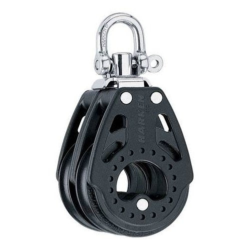 Harken Carbo Blok 57 mm dobbelt, svirvel - til 10 mm line