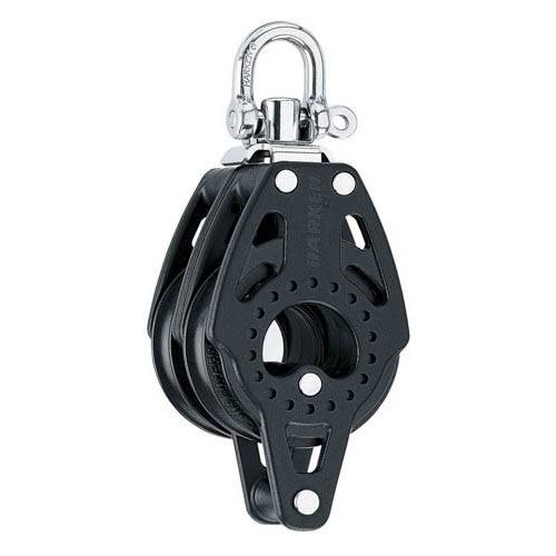 Harken Carbo Blok 57 mm dobbelt, svirvel, hunsvot