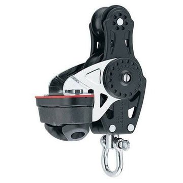 Harken Carbo Blok 57 mm enkelt, violin, Cam-Cleat