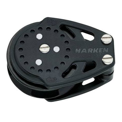 Harken Carbo Ratchamatic Blok 57 mm enkelt, skildpadde