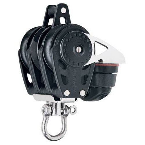 Harken Carbo Ratchet Blok 40 mm tripel, svirvel, h
