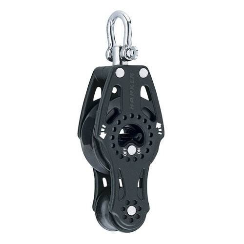Harken Carbo Ratchet Blok 57 mm enkelt, violin - til 10 mm line