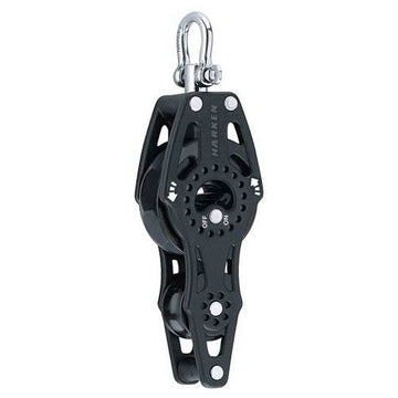 Harken Carbo Ratchet Blok 75 mm enkelt, hunsvot, violin