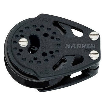 Harken Carbo Ratchet Blok 75 mm enkelt, skildpadde til 12 mm line