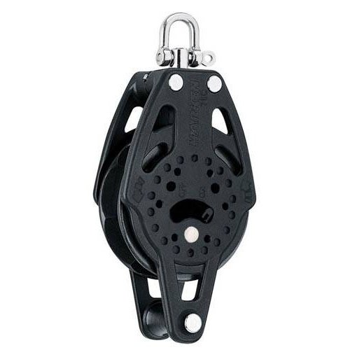 Harken Carbo Ratchet Blok 75 mm enkelt, svirvel, hunsvot til 12 mm line