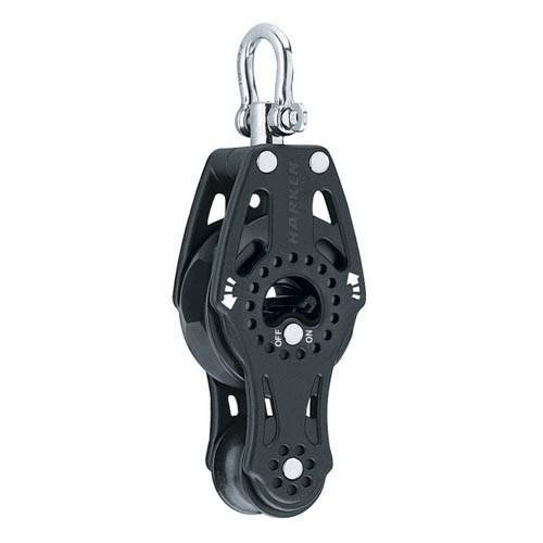 Harken Carbo Ratchet Blok 75 mm enkelt, violin
