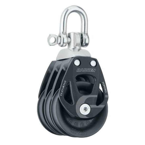 Harken Element blok 45 mm tripple m. svirvel - til 12 mm line