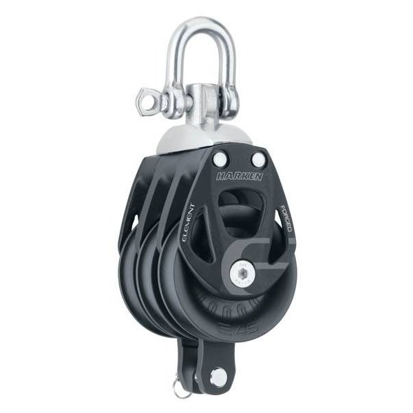 Harken Element blok 45 mm tripple m. svirvel og hunsvot