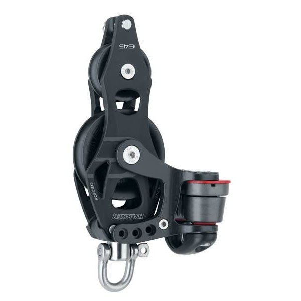 Harken Element blok 45 mm violin m. svirvel/hunsvot og Cam