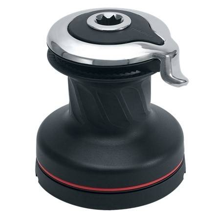 Harken Radial skødespil 20 ST 1-speed sort alu.