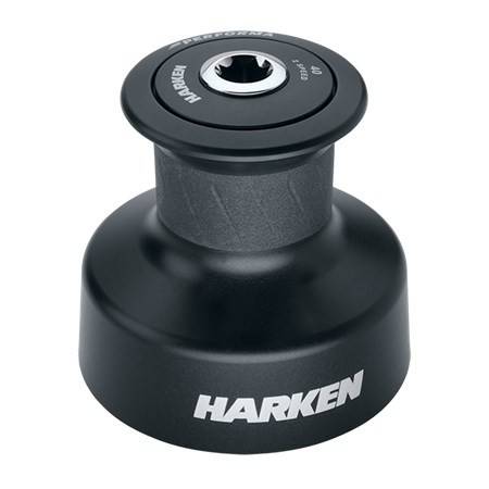 Harken Radial skødespil 40 PT 2-speed sort alu.