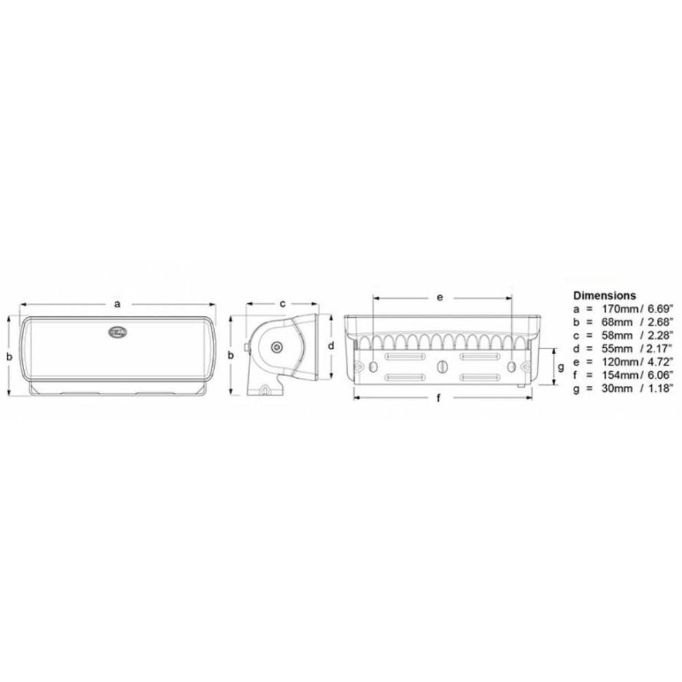 Hella Sea Hawk XLR LED Floodlight dækslys