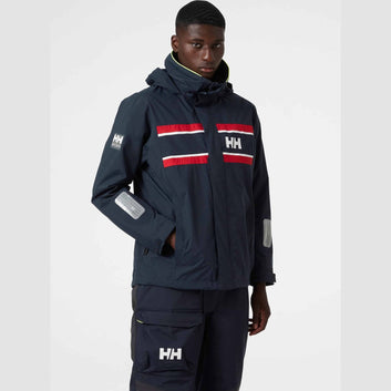 Helly Hansen M Saltholm Sejlerjakke Navy