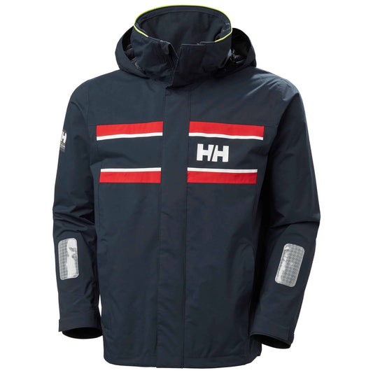 Helly Hansen M Saltholm Sejlerjakke Navy