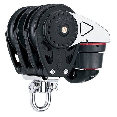 Harken Carbo Ratchamatic Blok 57 mm tripel, Cam-Matic