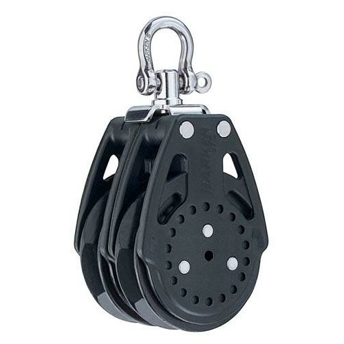 Harken Carbo Ratchamatic Blok 57 mm dobbelt, svirvel