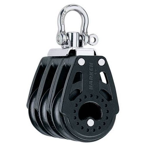 Harken Carbo Blok 40 mm tripel, svirvel - til 10 mm line