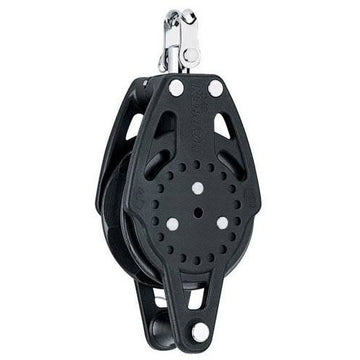 Harken Carbo Ratchamatic Blok 75 mm enkelt/svirvel