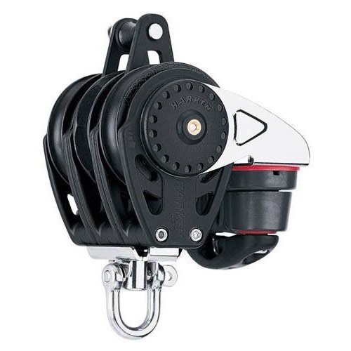 Harken Carbo Ratchamatic Blok 75 mm tripel/svirvel