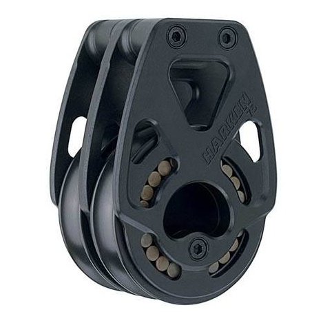 Harken Black Magic Blok 75 mm. Dobbelt - Straphead