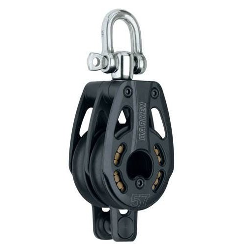 Harken Black Magic Air Blok 57mm HL  dobbelt hundsvot
