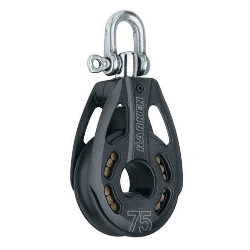 Harken Black Magic Air Blok 75mm enkelt