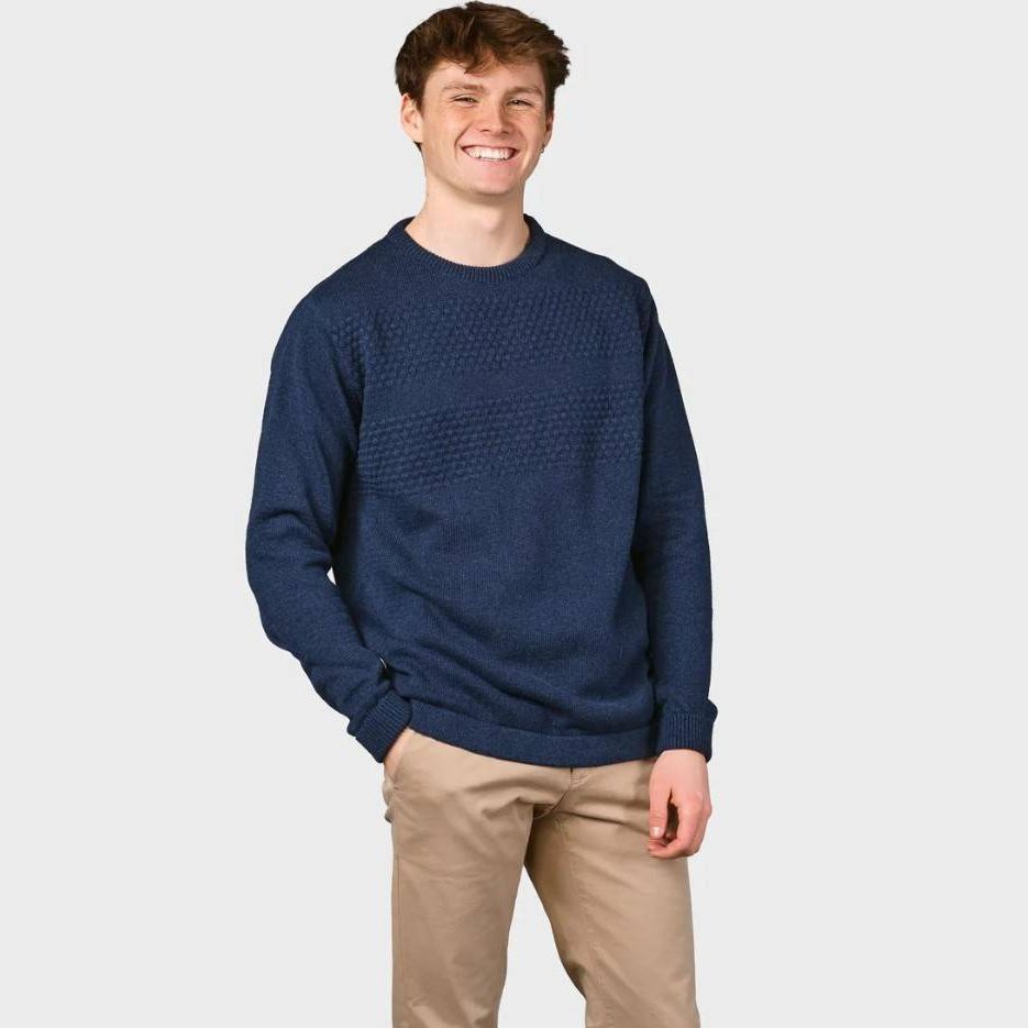 Klitmøller M Herbert Knit Striktrøje Ocean