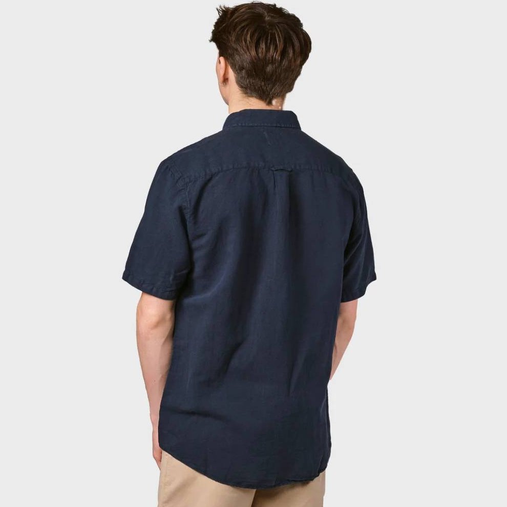 Klitmøller M Mikkel Hør Skjorte Navy