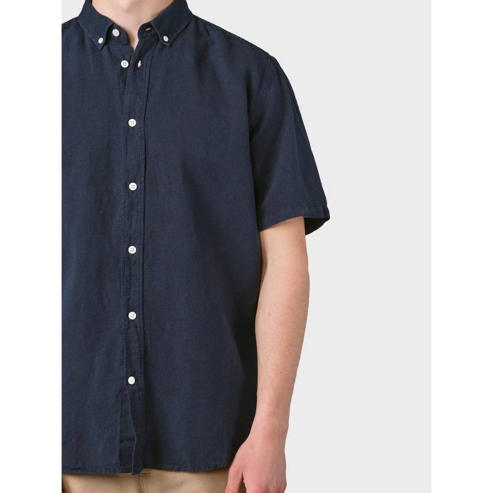 Klitmøller M Mikkel Hør Skjorte Navy