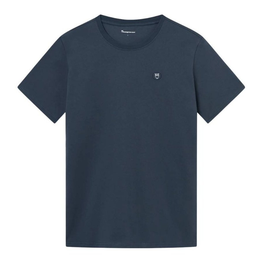 Knowledge Cotton Apparel M Loke T-Shirt Total Eclipse