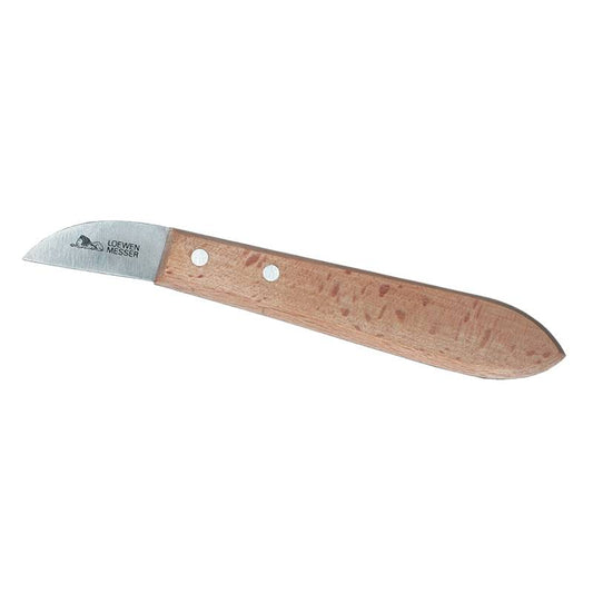 Loewen Messer Kort Rensekniv (bøgetræ) nr. 704