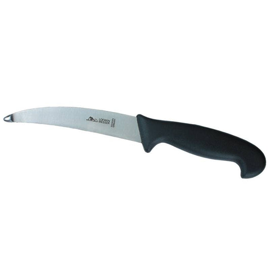 Loewen Messer Torskekniv med buet skær m/ståldup nr. 865