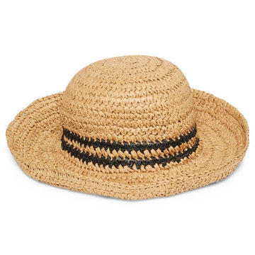 Part Two W Alize Hat Natural Raw Stripe