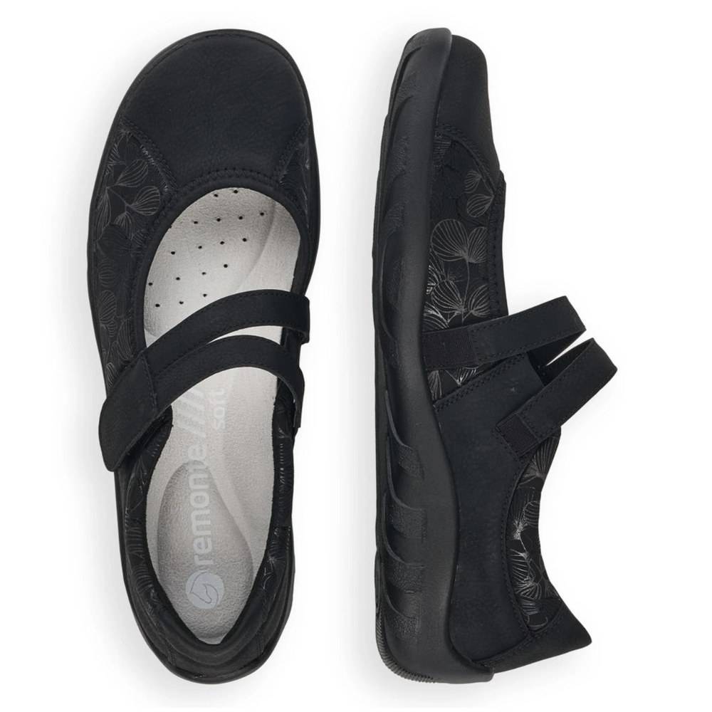 Remonte W Ballarina Sko Med Rem BLACK