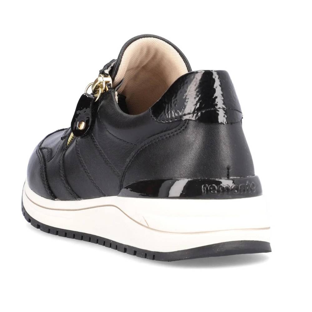 Remonte W Sneaker Med Lynlås - Sort